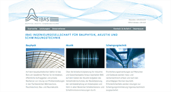Desktop Screenshot of ibas-mbh.de